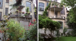 Prima e dopo: Il giardino interno