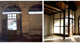Prima e dopo: le finestre con loggiato